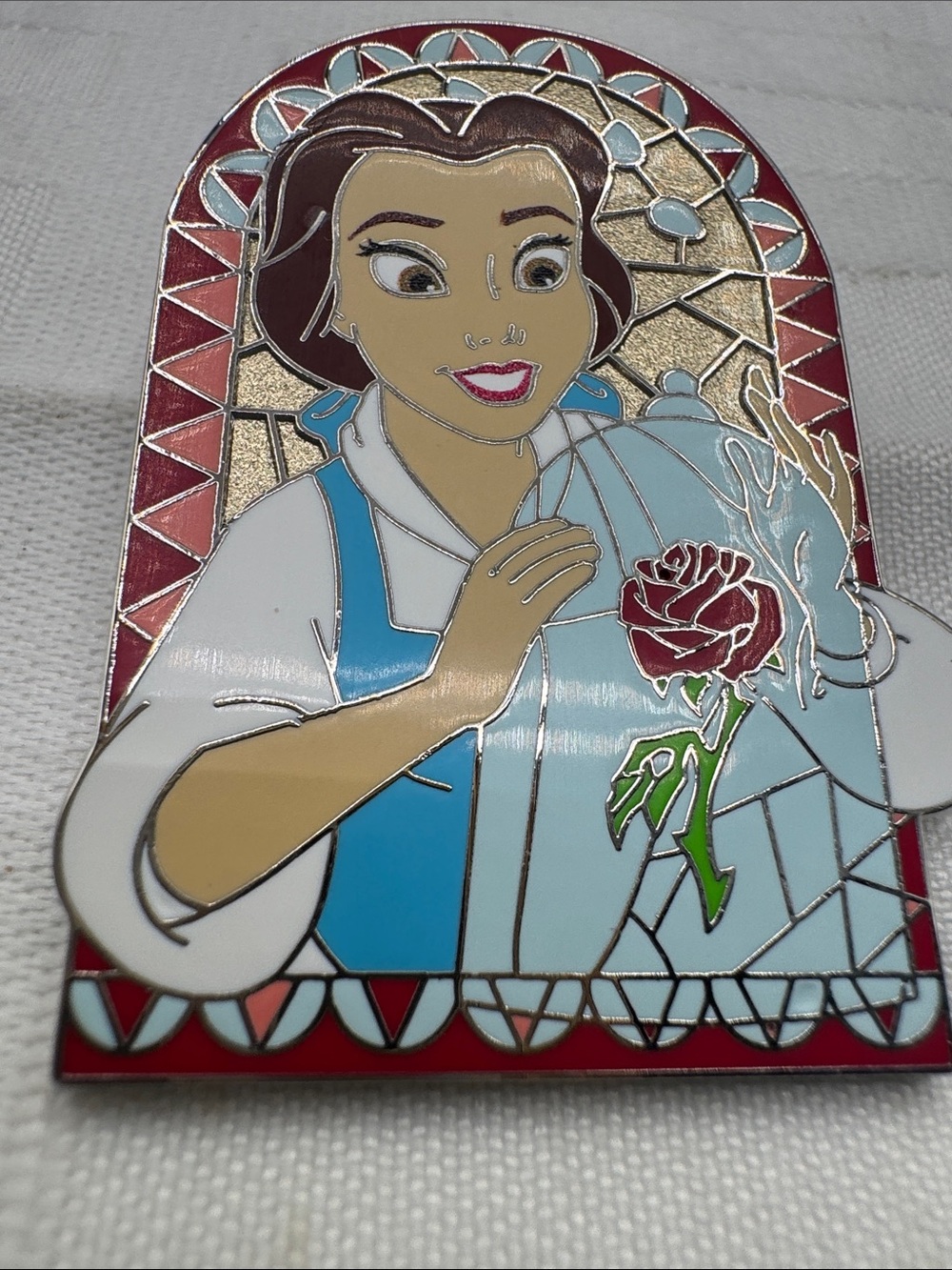 Disney Belle the Enchanted Rose enamel pin Beauty and the beast 2025